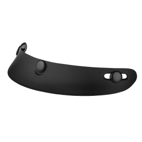 Mini Scoop Visor- Dull Black