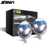 SANVI 2Pcs 35W 5500k 3 inches H8 Auto Bi LED Projector Lens Headlight H4 H7 9005 9006 Car Motorcycle Headlight Retrofit Kits