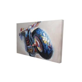 Motorcycle in jump - 20x30 Print on canvas