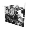 Realistic motorcycle - 08x10 Print on canvas