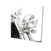 Motorcycle light - 12x12 Print on canvas