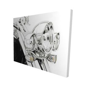 Motorcycle light - 16x20 Print on canvas