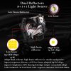 SANVI 3 Inches Bi LED&Laser Projector Lens Headlight 67W 6000k 26000Lux Car Headlamp With Hella G3 G5 Bracket Car Light accessory