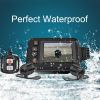 MT30 New Motorcycle Dash Cam 1080P Full HD Front Rear View Camera Waterproof Motorcycle Dual-Lens Driving GPS Recorder Box built in 32GB