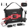 UTRAI 1800A Car Battery Starter with 120PSI Digital Tire Inflator, 12V Lithium Jump Pack for up to 7.0L Gas and 6.0L Diesel Engines (Model BJ-6-OR)