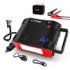 UTRAI 2000 Amp 24000mAh 12V Car Battery Charger with 150 PSI Tire Inflator, Jumper Cables Jump Box for up to 8L Gas and 6.5L Diesel Engines (Model BJ-