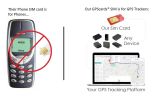 GPS Cards Sim fits Portable Small Motorcycle Luggage GPS Tracker TK903B