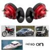 1 Pair 300DB Super Train Horn For Truck Car Boat Motorcycle 12V Electric Horn US