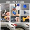 124pcs Auto Dent Puller Kit; Adjustable Width Dent Remover Tools Golden Lifter & Glue Gun for Automobile Body Motorcycle Refrigerator& Small Ding Hail