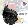 300DB Loud Electric Horn Trumpet for Car Motorcycle Truck Train Boat Universal