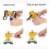 124pcs Auto Dent Puller Kit; Adjustable Width Dent Remover Tools Golden Lifter & Glue Gun for Automobile Body Motorcycle Refrigerator& Small Ding Hail