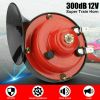 2PC 12V 300DB Super Loud Train Air Horn Waterproof Motorcycle Car Truck SUV Boat