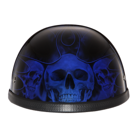 Novelty Eagle (Color: Skull Flames Blue, size: XL)