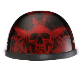 Novelty Eagle (Color: Skull Flames Red, size: XL)