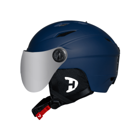 Daytona Helmets Carver W/ Shield (Color: Dull Blue, size: L)