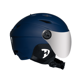 Daytona Helmets Carver W/ Shield (Color: Dull Blue, size: S)