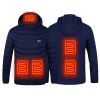 Male And Female Lightweight Electric Padded Jacket Usb Constant Temperature Electric Heating Padded Jacket