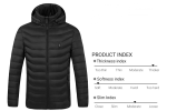 Male And Female Lightweight Electric Padded Jacket Usb Constant Temperature Electric Heating Padded Jacket