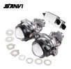 SANVI NEW 1.8/2.0 Car Bi LED Projector Lens Headlight 5500K 35W Universal Fitting Auto LED Headlamp Motorcycle Headlight Retrofit Kits