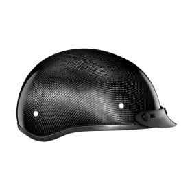 D.O.T. Daytona Skull Cap (Color: Grey Carbon Fiber, size: M)