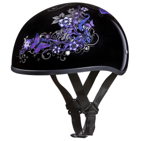 D.O.T. Daytona Skull Cap (Color: Butterfly, size: 2XS)