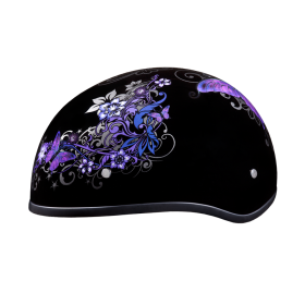 D.O.T. Daytona Skull Cap (Color: Butterfly, size: XS)