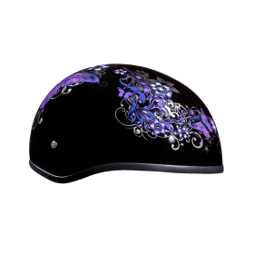 D.O.T. Daytona Skull Cap (Color: Butterfly, size: M)