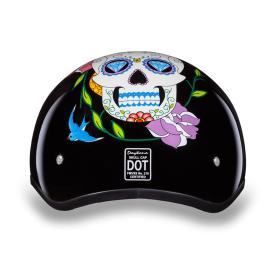 D.O.T. Daytona Skull Cap (Color: Diamond Skull, size: 2XS)