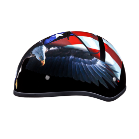 D.O.T. Daytona Skull Cap (Color: Freedom, size: XS)