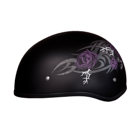 D.O.T. Daytona Skull Cap (Color: Purple Rose, size: S)