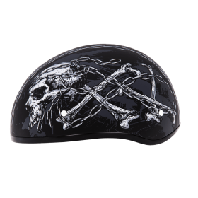 D.O.T. Daytona Skull Cap (Color: Skull Chains, size: XS)