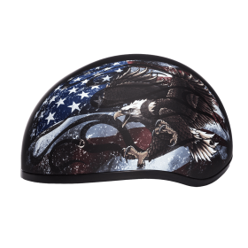 D.O.T. Daytona Skull Cap (Color: Usa, size: XS)