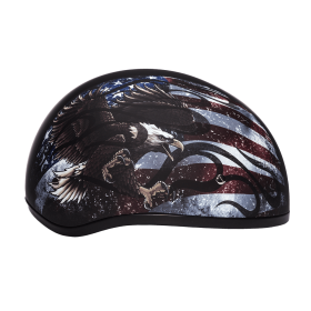 D.O.T. Daytona Skull Cap (Color: Usa, size: M)