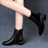 New Buckle Winter Motorcycle Boots Women British Style Ankle Boots Gothic Punk Low Heel ankle Boot Women Shoe Plus Size56gh