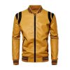 Men Leather Jacket Patchwork Biker Coat Motorcycle Jackets Mens Winter Casual Fleece Warm Coats Stripe Loose Outwear 2022 New