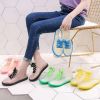 Ankle Rain Boots Removable Cover Platform Lace Up PU Waterproof Motorcycle Colorful Ankle Mature Boots Woman Shoes 2019