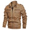 Winter New Men Leather Jacket Killer Vintage Motorcycle Faux Coat Fashion PU Plus Size Bomber Mens L-6XL