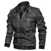 Winter New Men Leather Jacket Killer Vintage Motorcycle Faux Coat Fashion PU Plus Size Bomber Mens L-6XL