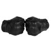 Genuine Leather Motorcycle Gloves Perforated Full Finger Touch Scree M L XL XXL