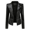 Classic Faux Leather Motorcycle Jacket