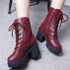 Top Quality Split Leather Women Boots Dr new Boots Shoes High Top Motorcycle Autumn Winter Shoes Woman Snow Boots ty67