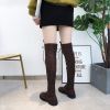 New Sexy Ladies Lace-up Over The Knee Boots Womens Plus Size Boots Shoes for Women Motorcycle Boots Winter Boots Punk Shoes998