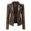 Classic Faux Leather Motorcycle Jacket