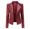 Classic Faux Leather Motorcycle Jacket