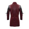 Vogue Men Faux Leather Jackets Autumn Fashion Steampunk Gothic Turn Down Collar Motorcycle Male Zippers Coat