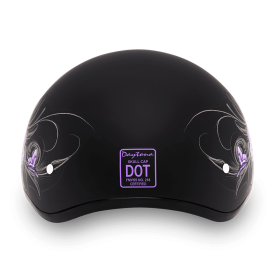 D.O.T. Daytona Skull Cap (Color: Wild At Heart, size: S)