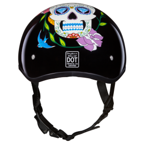 D.O.T. Daytona Skull Cap (Color: Diamond Skull, size: XS)